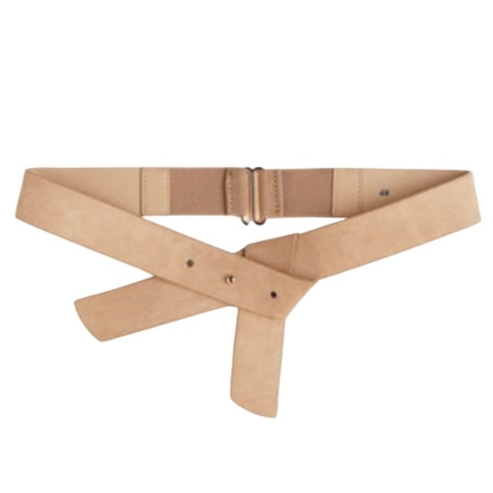 3/$20! Taupe Faux-Suede Knot Belt